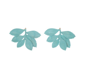 Brincos Ruber Folium Sky Blue